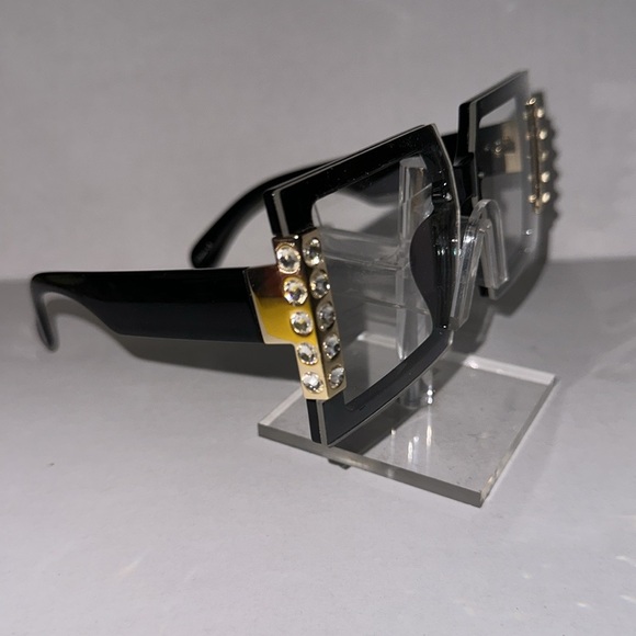 LARGE FASHION FRAMES WITH CLEAR STONES - Picture 5 of 8